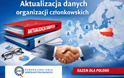 Komunikat do organizacji członkowskich w związku z aktualizacją danych