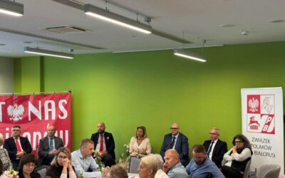 Solidarność, edukacja i nadzieja na przyszłość. Wiceprezydent EUWP Gervazy Longher na obradach Rady Naczelnej Związku Polaków na Białorusi